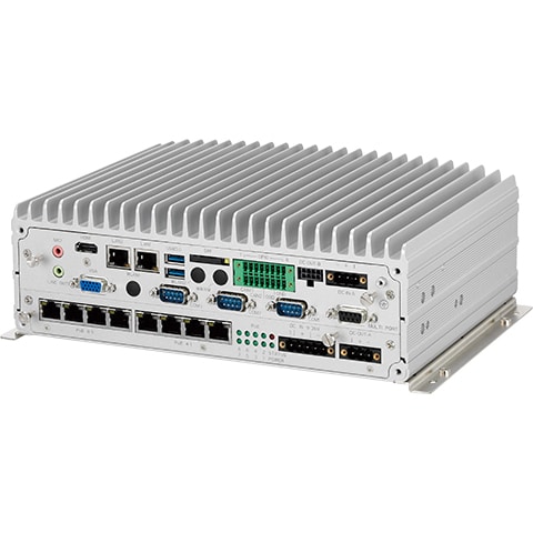 8-CH PoE Mobile NVR Fanless Modular Vehicle Computer System