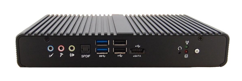 BluStar FS-8150 - Compact Size Fanless Box PC with 4th Generation (Haswell) ULT Processor