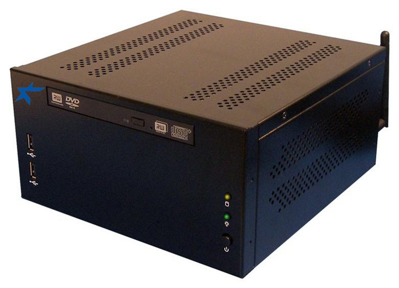 BluStar DS-7701 - Wallmount / Deskmount 2nd Generation Intel Core i3/i5/i7 Configurable Embedded Mini-ITX System