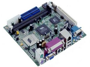 Commell LV-660 Mini-ITX Motherboard with Embedded Low Power FANLESS EDEN 533 MHz CPU-0