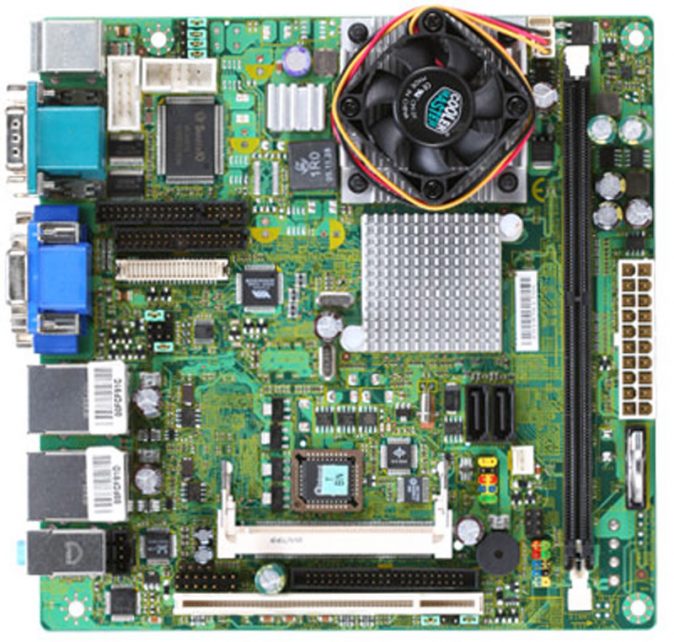 ms-9802 Mini-ITX Motherboard with Embedded C7 Eden series processor-0