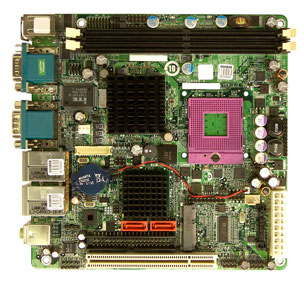 KINO-9652 Mini-ITX Motherboard with Socket P for Intel Core 2 Duo series processors-19336