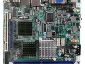 MI810 Mini-ITX Motherboard with Embedded Fanless Intel Atom N270 1.6 GHz Processor-0