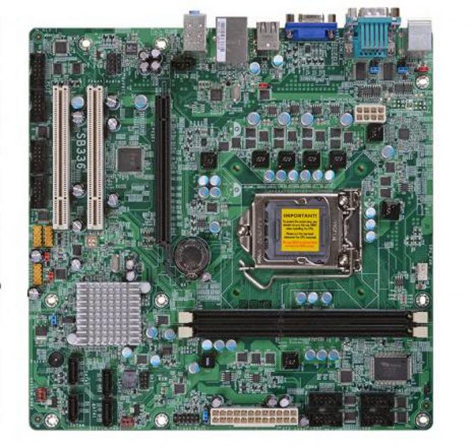 SB336-Ni Micro-ATX Motherboard with Intel H61 Express Chipset for 2nd Generation Intel Core i3 / i5 / i7 Desktop Processors