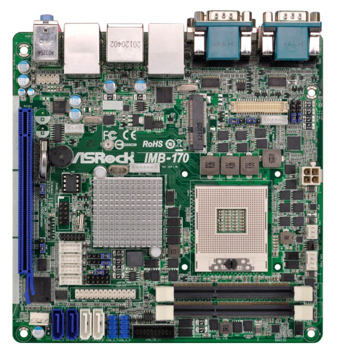 IMB-170 - Mini-ITX Motherboard with Intel QM77 Express Chipset for 3rd Generation Intel Core i3/i5/i7 Mobile Processors
