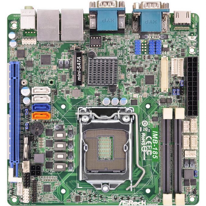 IMB-185 - Mini-ITX Industrial Motherboard with Intel H81 Chipset for 4th Generation Intel Core i3/i5/i7 Desktop Processors