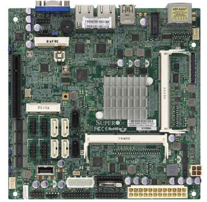 X10SBA - Mini-ITX Industrial Motherboard with the Intel Celeron J1900 Processor
