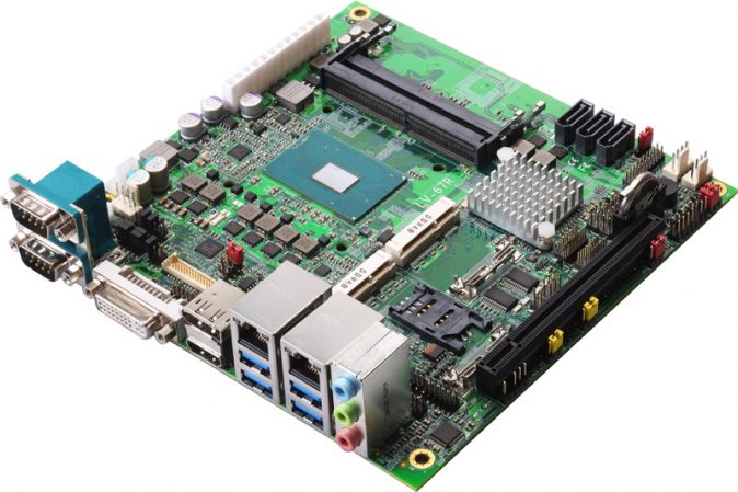 LV-67R-G - Mini-ITX Industrial Motherboard with Intel QM170 Chipset supporting Intel 6th Generation Core i3/i5/i7 H-Series Mobile Processors