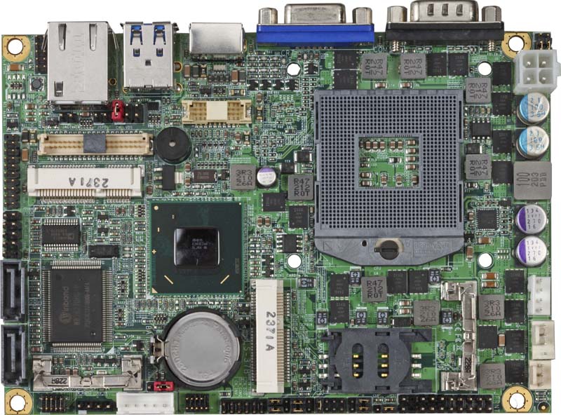 3.5" Embedded Mini Board with Intel QM77 Express Chipset supporting 2nd and 3rd Generation Intel Core i3/i5/i7 Mobile Processors