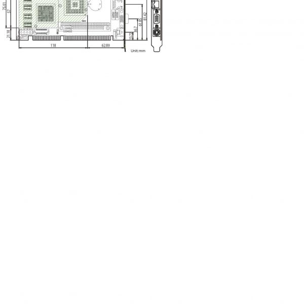 SBC734E Wide Range Operating Temperature Fanless Intel Atom N270 ISA