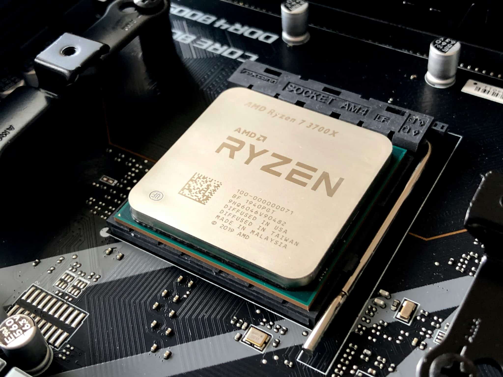 AMD Ryzen CPU chip